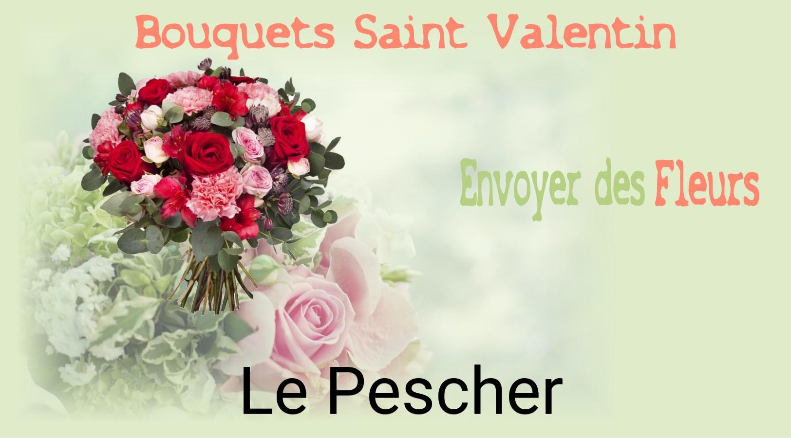 Roses de Saint-Valentin livrées à Le Pescher